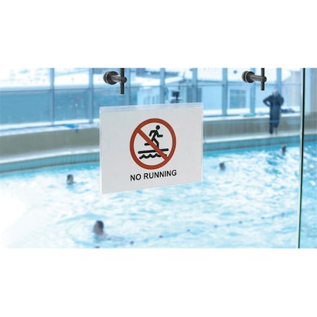 Tarifold 9 x 12 in. Water-Resistant Repositionable Pocket; Clear, PK10 P20061